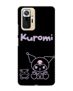 Чехол для Xiaomi Redmi Note 10 Pro с картинкой «Kuromi — черный минимализм» Чехол для Xiaomi Redmi Note 10 Pro с картинкой «Kuromi — черный минимализм»