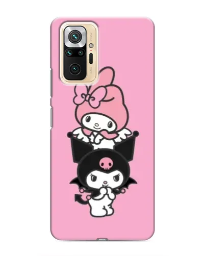 Чехол для Xiaomi Redmi Note 10 Pro с картинкой «My Melody и Kuromi» Чехол для Xiaomi Redmi Note 10 Pro с картинкой «My Melody и Kuromi»