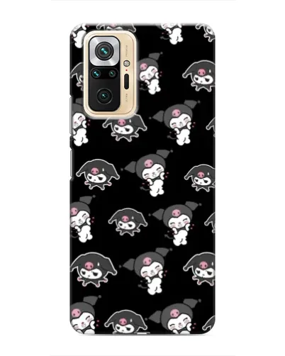 Чехол для Xiaomi Redmi Note 10 Pro с картинкой «Черный паттерн Kuromi» Чехол для Xiaomi Redmi Note 10 Pro с картинкой «Черный паттерн Kuromi»