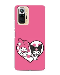 Чехол для Xiaomi Redmi Note 10 Pro с картинкой «Kuromi и My Melody» Чехол для Xiaomi Redmi Note 10 Pro с картинкой «Kuromi и My Melody»