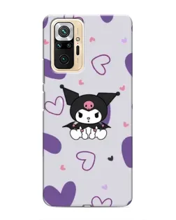 Чехол для Xiaomi Redmi Note 10 Pro с картинкой «Kuromi и лавандовые сердца» Чехол для Xiaomi Redmi Note 10 Pro с картинкой «Kuromi и лавандовые сердца»