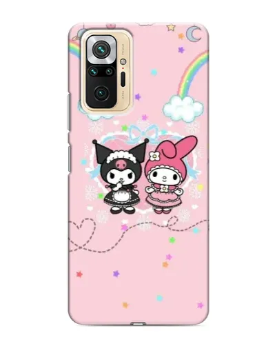 Чехол для Xiaomi Redmi Note 10 Pro с картинкой «My Melody и Kuromi» Чехол для Xiaomi Redmi Note 10 Pro с картинкой «My Melody и Kuromi»