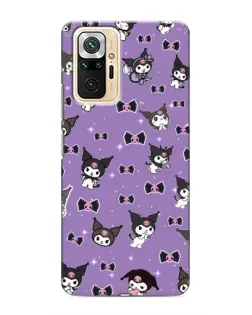 Чехол для Xiaomi Redmi Note 10 Pro с картинкой «Kuromi — паттерн» Чехол для Xiaomi Redmi Note 10 Pro с картинкой «Kuromi — паттерн»