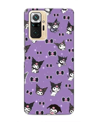 Чехол для Xiaomi Redmi Note 10 Pro с картинкой «Kuromi — паттерн» Чехол для Xiaomi Redmi Note 10 Pro с картинкой «Kuromi — паттерн»