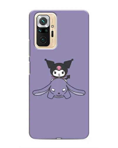 Чехол для Xiaomi Redmi Note 10 Pro с картинкой «Kuromi на лиловом фоне» Чехол для Xiaomi Redmi Note 10 Pro с картинкой «Kuromi на лиловом фоне»
