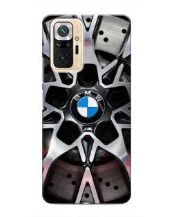 Чехол для Xiaomi Redmi Note 10 Pro с картинкой «BMW — деталь диска»