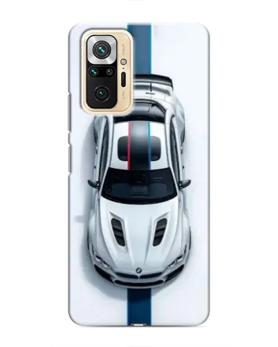 Чехол для Xiaomi Redmi Note 10 Pro с картинкой «Вид сверху — BMW M»