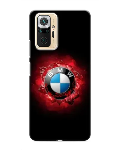 Чехол для Xiaomi Redmi Note 10 Pro с картинкой «Логотип BMW — вспышка»