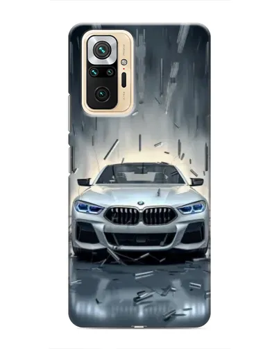 Чехол для Xiaomi Redmi Note 10 Pro с картинкой «BMW в свете фар»