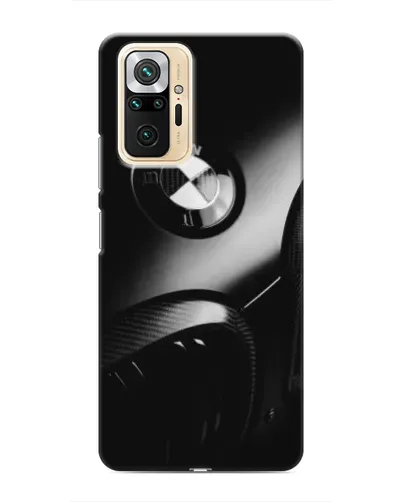 Чехол для Xiaomi Redmi Note 10 Pro с картинкой «Эмблема BMW — макро»