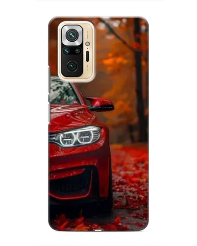 Чехол для Xiaomi Redmi Note 10 Pro с картинкой «Осенняя BMW M4»