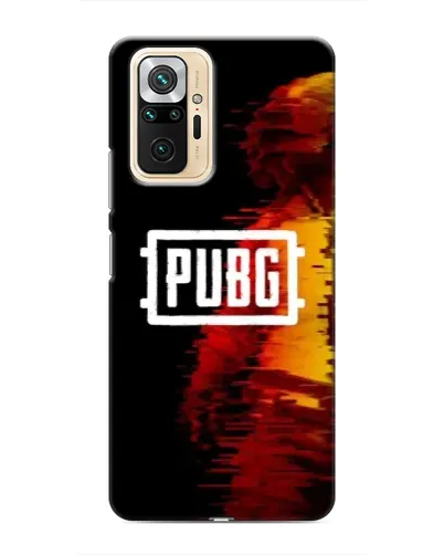Чохол для Xiaomi Redmi Note 10 Pro з картинкою «Яскравий логотип PUBG»