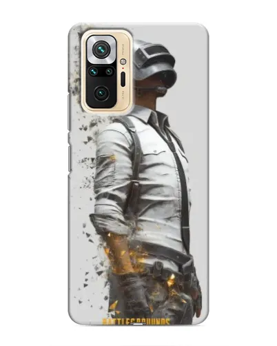 Чохол для Xiaomi Redmi Note 10 Pro з картинкою «PUBG — боєць у пилу»