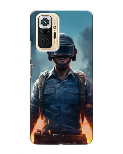 Чохол для Xiaomi Redmi Note 10 Pro з картинкою «PUBG — реалістичний герой»