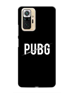 Чохол для Xiaomi Redmi Note 10 Pro з картинкою «PUBG — білий логотип»