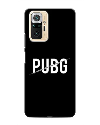 Чохол для Xiaomi Redmi Note 10 Pro з картинкою «PUBG — білий логотип»