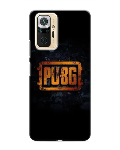 Чохол для Xiaomi Redmi Note 10 Pro з картинкою «PUBG — золотий логотип»