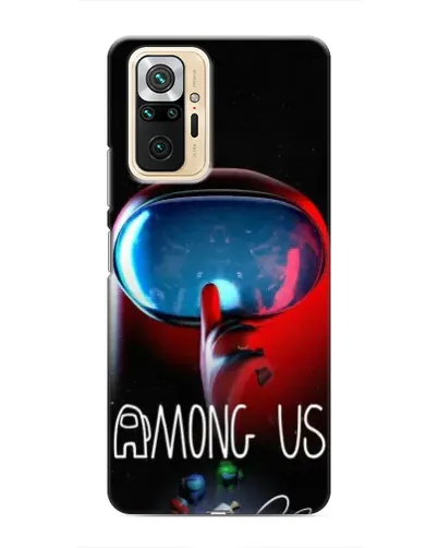 Чехол для Xiaomi Redmi Note 10 Pro с картинкой «Красный импостер — макро» Чехол для Xiaomi Redmi Note 10 Pro с картинкой «Красный импостер — макро»