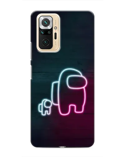 Чехол для Xiaomi Redmi Note 10 Pro с картинкой «Among Us неон-арт» Чехол для Xiaomi Redmi Note 10 Pro с картинкой «Among Us неон-арт»