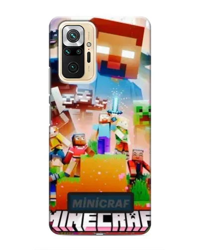 Чехол для Xiaomi Redmi Note 10 Pro с картинкой «Minecraft герои игры» Чехол для Xiaomi Redmi Note 10 Pro с картинкой «Minecraft герои игры»