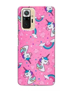 Чехол для Xiaomi Redmi Note 10 Pro с картинкой «Unicorn паттерн розовый» Чехол для Xiaomi Redmi Note 10 Pro с картинкой «Unicorn паттерн розовый»