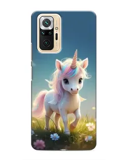 Чехол для Xiaomi Redmi Note 10 Pro с картинкой «Единорог на поляне» Чехол для Xiaomi Redmi Note 10 Pro с картинкой «Единорог на поляне»