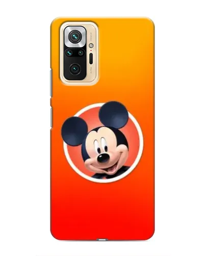 Чехол для Xiaomi Redmi Note 10 Pro с картинкой «Mickey в круге»
