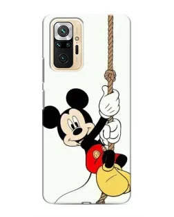 Чехол для Xiaomi Redmi Note 10 Pro с картинкой «Mickey на канате»