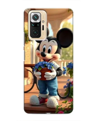 Чехол для Xiaomi Redmi Note 10 Pro с картинкой «Микки садовод»