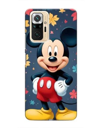 Чехол для Xiaomi Redmi Note 10 Pro с картинкой «Осенний Mickey Mouse»