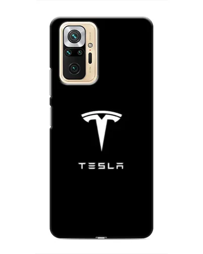 Чехол для Xiaomi Redmi Note 10 Pro с картинкой «Tesla White Logo» Чехол для Xiaomi Redmi Note 10 Pro с картинкой «Tesla White Logo»