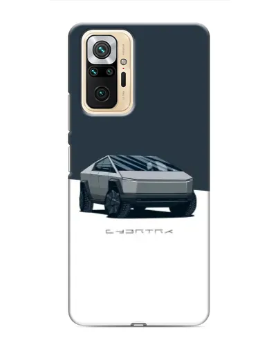 Чехол для Xiaomi Redmi Note 10 Pro с картинкой «Серебристый Cybertruck Tesla» Чехол для Xiaomi Redmi Note 10 Pro с картинкой «Серебристый Cybertruck Tesla»