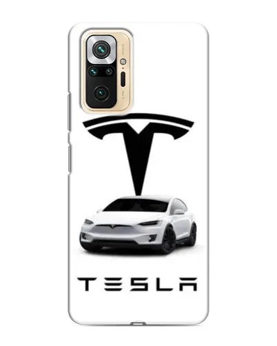 Чехол для Xiaomi Redmi Note 10 Pro с картинкой «Tesla White Style» Чехол для Xiaomi Redmi Note 10 Pro с картинкой «Tesla White Style»