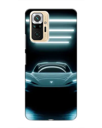 Чехол для Xiaomi Redmi Note 10 Pro с картинкой «Tesla в неоне» Чехол для Xiaomi Redmi Note 10 Pro с картинкой «Tesla в неоне»