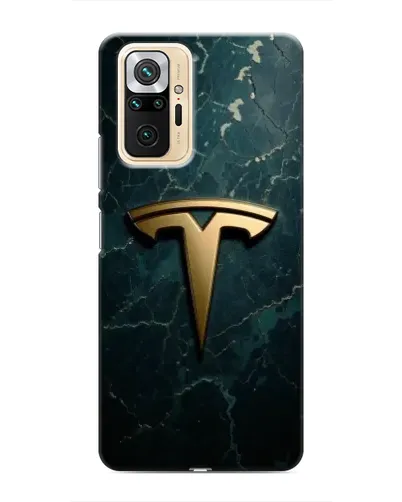 Чехол для Xiaomi Redmi Note 10 Pro с картинкой «Мраморная Tesla Gold» Чехол для Xiaomi Redmi Note 10 Pro с картинкой «Мраморная Tesla Gold»