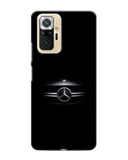 Чехол для Xiaomi Redmi Note 10 Pro с картинкой «Mercedes — абстрактные линии»
