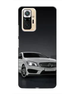 Чехол для Xiaomi Redmi Note 10 Pro с картинкой «Mercedes AMG GT Silver»