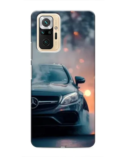 Чехол для Xiaomi Redmi Note 10 Pro с картинкой «Mercedes — ночной город»