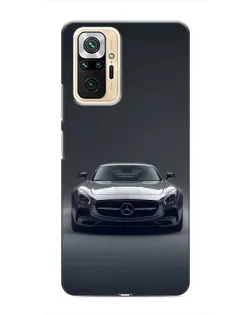 Чехол для Xiaomi Redmi Note 10 Pro с картинкой «Mercedes на черном»