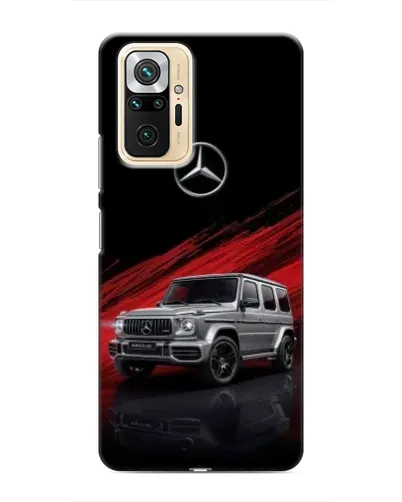 Чехол для Xiaomi Redmi Note 10 Pro с картинкой «Mercedes G-Class красный»