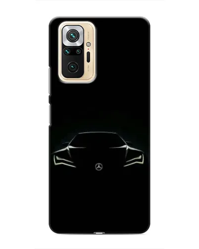 Чехол для Xiaomi Redmi Note 10 Pro с картинкой «Mercedes — силуэт авто» Чехол для Xiaomi Redmi Note 10 Pro с картинкой «Mercedes — силуэт авто»