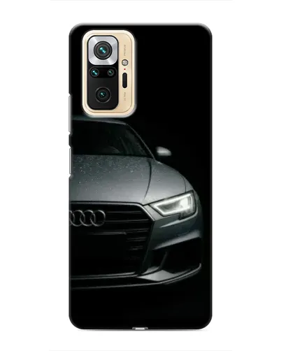 Чехол для Xiaomi Redmi Note 10 Pro с картинкой «Audi — детализация кузова»