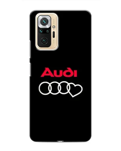 Чехол для Xiaomi Redmi Note 10 Pro с картинкой «Логотип Audi Heart»