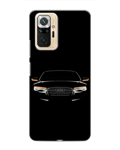 Чехол для Xiaomi Redmi Note 10 Pro с картинкой «Audi — ночной контур»