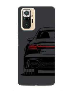Чехол для Xiaomi Redmi Note 10 Pro с картинкой «Задняя часть Audi — арт»