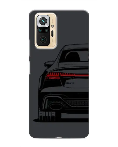 Чехол для Xiaomi Redmi Note 10 Pro с картинкой «Задняя часть Audi — арт»