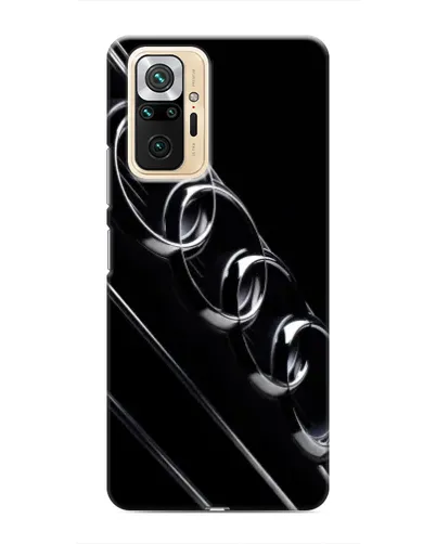 Чехол для Xiaomi Redmi Note 10 Pro с картинкой «Audi — абстрактные кольца»