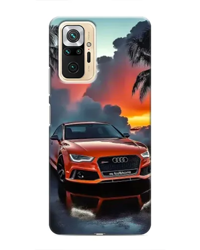 Чехол для Xiaomi Redmi Note 10 Pro с картинкой «Audi — закат»