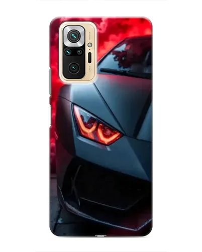 Чехол для Xiaomi Redmi Note 10 Pro с картинкой «Lamborghini красное сияние»