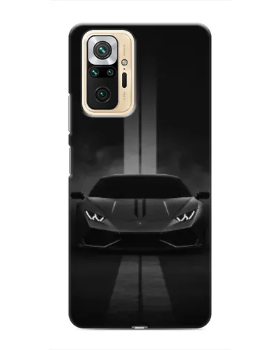 Чехол для Xiaomi Redmi Note 10 Pro с картинкой «Lamborghini симметрия дорог»